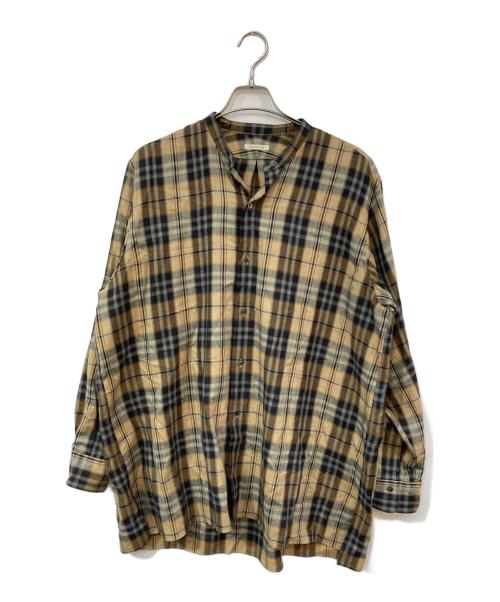 HEUGN（ユーゲン）HEUGN (ユーゲン) EX MORRIS：シャツ ブラウン サイズ:SIZE 3の古着・服飾アイテム