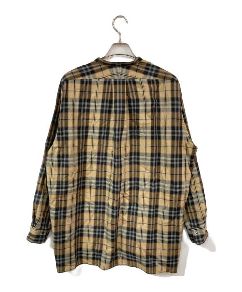 HEUGN（ユーゲン）HEUGN (ユーゲン) EX MORRIS：シャツ ブラウン サイズ:SIZE 3の古着・服飾アイテム