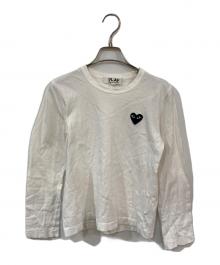 PLAY COMME des GARCONS（プレイコムデギャルソン）の古着「ロングスリーブカットソー」｜ホワイト