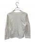 PLAY COMME des GARCONS (プレイコムデギャルソン) ロングスリーブカットソー ホワイト サイズ:SIZE M：5000円