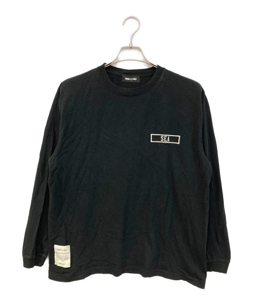 WIND AND SEA（ウィンダンシー）WIND AND SEA (ウィンダンシー) ロングスリーブカットソー ブラック サイズ:SIZE Lの古着・服飾アイテム