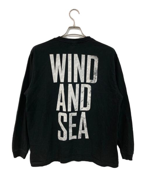 WIND AND SEA（ウィンダンシー）WIND AND SEA (ウィンダンシー) ロングスリーブカットソー ブラック サイズ:SIZE Lの古着・服飾アイテム