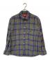 Supreme（シュプリーム）の古着「Basket Weave Plaid Shirts」｜イエロー
