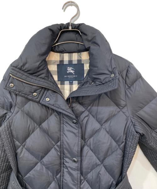 BURBERRY LONDON（バーバリーロンドン）BURBERRY LONDON (バーバリーロンドン) 裏ノヴァチェックダウンコート ネイビー サイズ:40の古着・服飾アイテム
