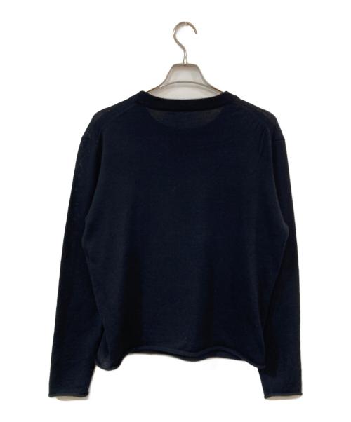 lucien pellat-finet（ルシアン・ペラフィネ）lucien pellat-finet (ルシアン・ペラフィネ) カシミヤ100％ スタッズスカルニット ブラック サイズ:SIZE Lの古着・服飾アイテム