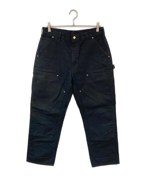 CarHartt（カーハート）CarHartt (カーハート) ルーズフィットダブルニーペインターパンツ ブラック サイズ:34の古着・服飾アイテム