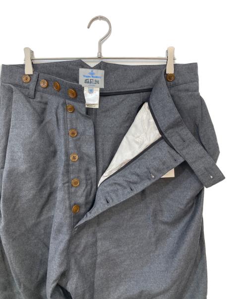 Vivienne Westwood man（ヴィヴィアン ウェストウッド マン）Vivienne Westwood man (ヴィヴィアン ウェストウッド マン) サルエルパンツ グレー サイズ:52の古着・服飾アイテム