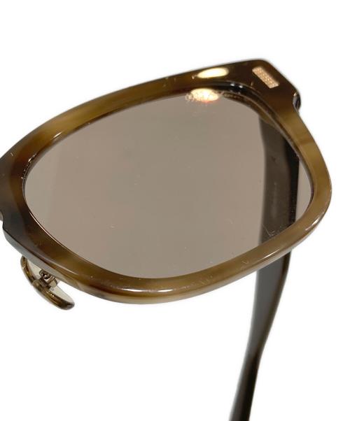 999.9（フォーナインズ）999.9 (フォーナインズ) スクウェアシェイプ サングラス ブラウン サイズ:53□20 144の古着・服飾アイテム