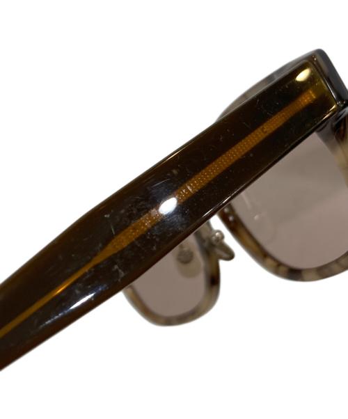 999.9（フォーナインズ）999.9 (フォーナインズ) スクウェアシェイプ サングラス ブラウン サイズ:53□20 144の古着・服飾アイテム