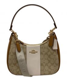 COACH（コーチ）の古着「シグネチャーキャンバス・ショルダーバッグ」