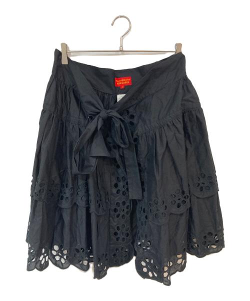 Vivienne Westwood RED LABEL（ヴィヴィアンウエストウッドレッドレーベル）Vivienne Westwood RED LABEL (ヴィヴィアンウエストウッドレッドレーベル) ラップスカート ブラック サイズ:3の古着・服飾アイテム
