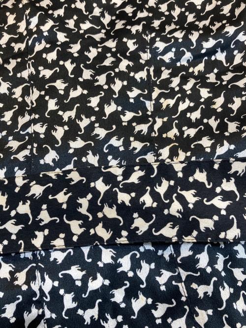 Vivienne Westwood RED LABEL（ヴィヴィアンウエストウッドレッドレーベル）Vivienne Westwood RED LABEL (ヴィヴィアンウエストウッドレッドレーベル) 猫柄 シャツワンピース ブラック×ホワイト サイズ:42の古着・服飾アイテム