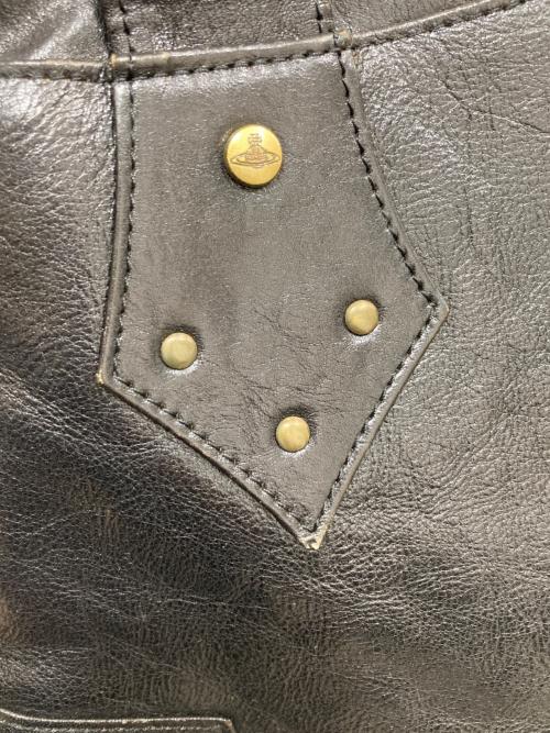 Vivienne Westwood（ヴィヴィアンウエストウッド）Vivienne Westwood (ヴィヴィアンウエストウッド) ヤスミンハンドバッグ ブラックの古着・服飾アイテム