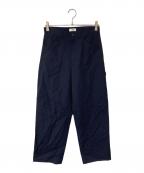 newnowニューナウ）の古着「モヘヤ混パンツ」｜ブラック