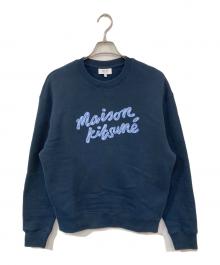 maison kitsune（メゾンキツネ）の古着「ロゴスウェット」｜ネイビー