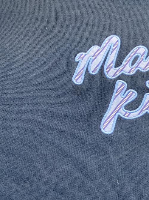 maison kitsune（メゾンキツネ）MAISON KITSUNE (メゾンキツネ) ロゴスウェット ネイビー サイズ:Mの古着・服飾アイテム