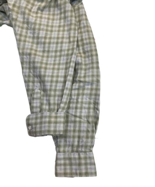 tieornot（タイオーノット）tieornot (タイオーノット) THOMAS MASON (トーマスメイソン) OPEN COLLAR SHIRT ネイビー サイズ:SIZE Mの古着・服飾アイテム