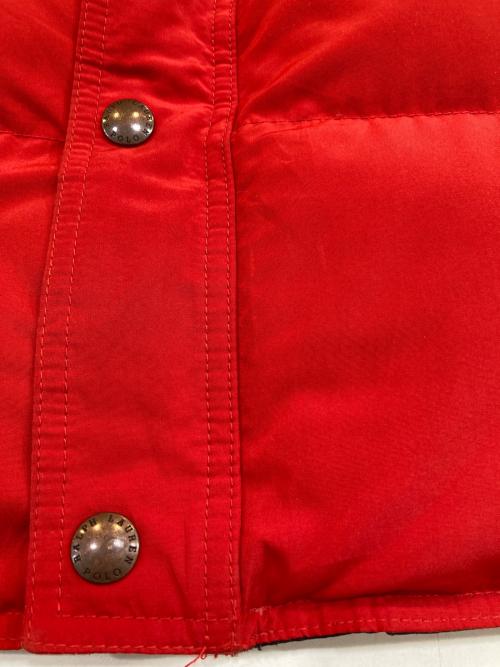 POLO RALPH LAUREN（ポロ・ラルフローレン）POLO RALPH LAUREN (ポロ・ラルフローレン) リバーシブルベスト レッド×ブラック サイズ:XLの古着・服飾アイテム