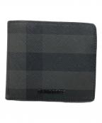 BURBERRYバーバリー）の古着「2つ折り財布」｜ブラック