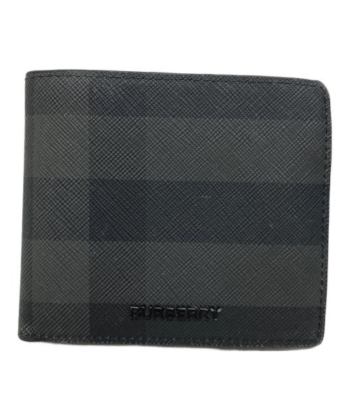 BURBERRY（バーバリー）BURBERRY (バーバリー) 2つ折り財布 ブラックの古着・服飾アイテム