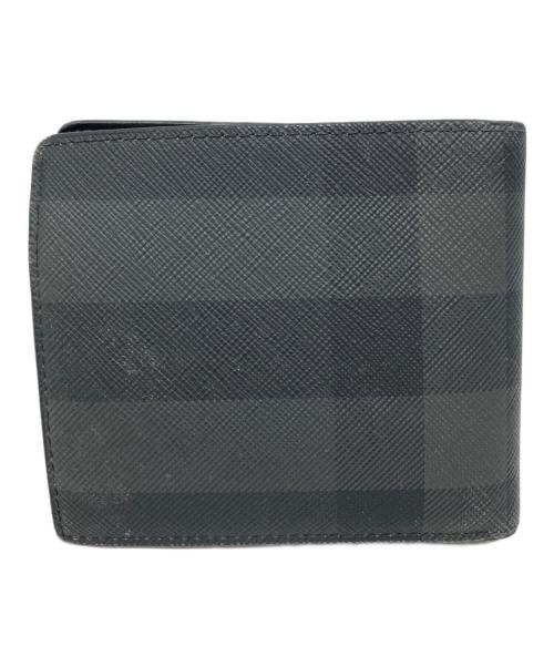 BURBERRY（バーバリー）BURBERRY (バーバリー) 2つ折り財布 ブラックの古着・服飾アイテム