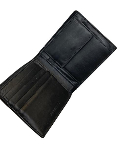 BURBERRY（バーバリー）BURBERRY (バーバリー) 2つ折り財布 ブラックの古着・服飾アイテム