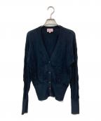 Vivienne Westwood RED LABELヴィヴィアンウエストウッドレッドレーベル）の古着「ニットカーディガン」｜ブラック