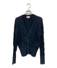 Vivienne Westwood RED LABEL（ヴィヴィアンウエストウッドレッドレーベル）の古着「ニットカーディガン」｜ブラック