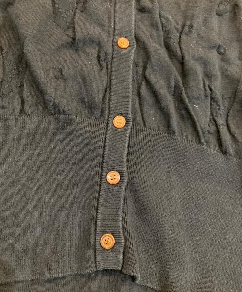 Vivienne Westwood RED LABEL（ヴィヴィアンウエストウッドレッドレーベル）Vivienne Westwood RED LABEL (ヴィヴィアンウエストウッドレッドレーベル) ニットカーディガン ブラック サイズ:SIZE 2の古着・服飾アイテム