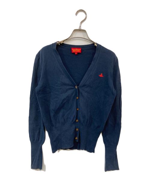 Vivienne Westwood RED LABEL（ヴィヴィアンウエストウッドレッドレーベル）Vivienne Westwood RED LABEL (ヴィヴィアンウエストウッドレッドレーベル) カーディガン ネイビー サイズ:SIZE 2の古着・服飾アイテム