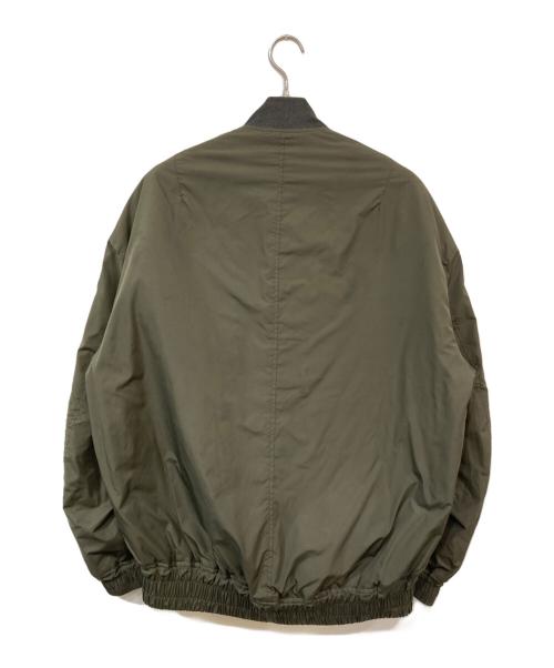 eN ROUTE（アンルート）eN ROUTE (アンルート) エステルタフタ オーバーサイズ フライトブルゾン カーキ サイズ:SIZE 2の古着・服飾アイテム