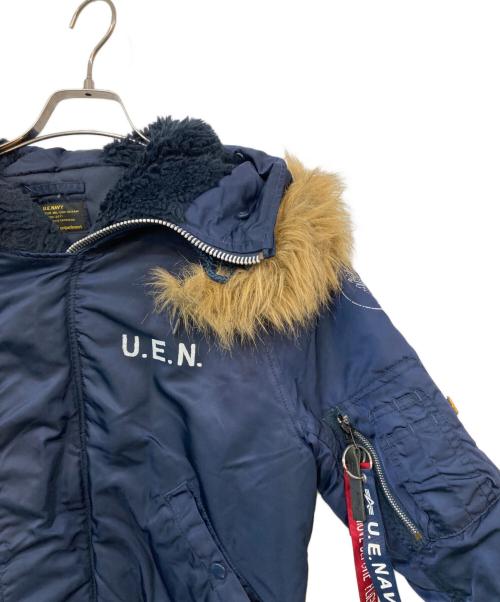 uniform experiment（ユニフォームエクスペリメント）uniform experiment (ユニフォームエクスペリメント) ALPHA (アルファ) N-2Bジャケット ネイビー サイズ:SIZE Sの古着・服飾アイテム