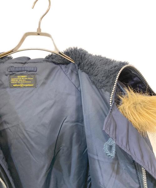 uniform experiment（ユニフォームエクスペリメント）uniform experiment (ユニフォームエクスペリメント) ALPHA (アルファ) N-2Bジャケット ネイビー サイズ:SIZE Sの古着・服飾アイテム