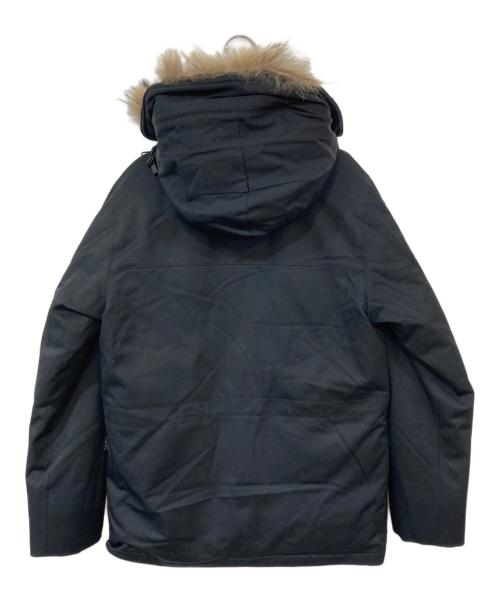 SOPHNET.（ソフネット）SOPHNET. (ソフネット) 2LAYER WOOL FUR DOWNJACKET ブラック サイズ:Sの古着・服飾アイテム