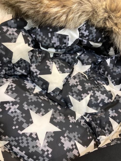 SOPHNET.（ソフネット）SOPHNET. (ソフネット) 2LAYER WOOL FUR DOWNJACKET ブラック サイズ:Sの古着・服飾アイテム