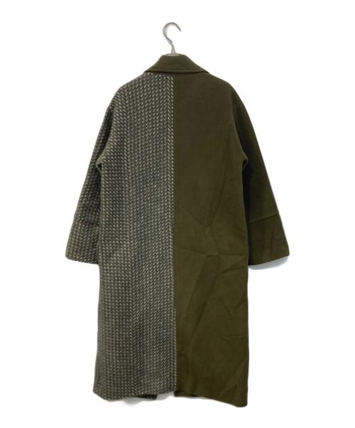 Lily Brown（リリーブラウン）Lily Brown (リリーブラウン) ツイードチェスターコート カーキ サイズ:SIZE Freeの古着・服飾アイテム