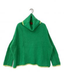MAX&Co.（マックスアンドコー）の古着「タートルネックニット」｜グリーン