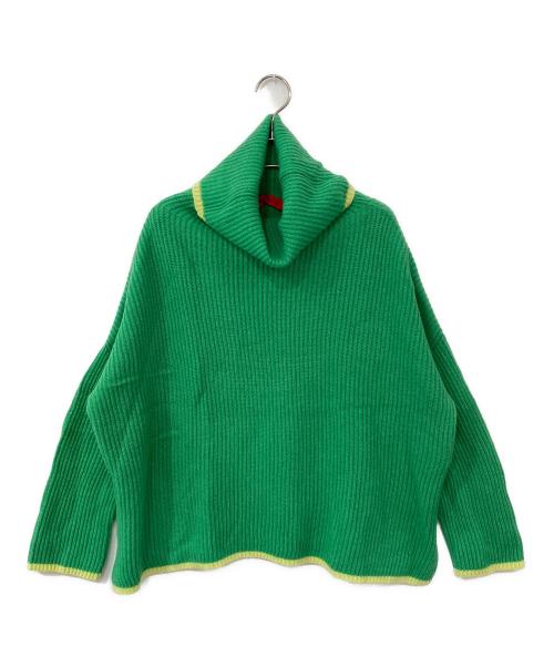 MAX&Co.（マックスアンドコー）MAX&Co. (マックスアンドコー) タートルネックニット グリーン サイズ:Mの古着・服飾アイテム