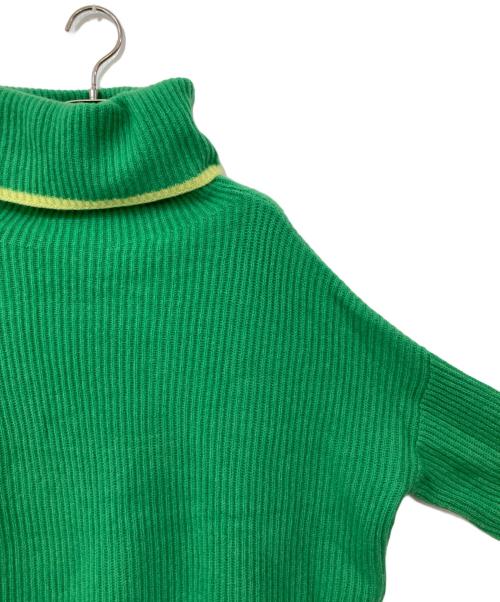 MAX&Co.（マックスアンドコー）MAX&Co. (マックスアンドコー) タートルネックニット グリーン サイズ:Mの古着・服飾アイテム