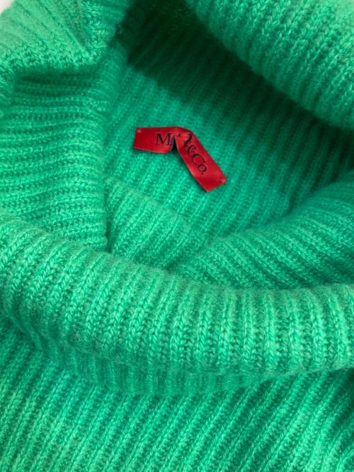 MAX&Co.（マックスアンドコー）MAX&Co. (マックスアンドコー) タートルネックニット グリーン サイズ:Mの古着・服飾アイテム