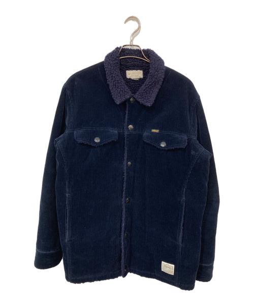 NEIGHBORHOOD（ネイバーフッド）NEIGHBORHOOD (ネイバーフッド) コーデュロイランチジャケット ネイビー サイズ:SIZE XLの古着・服飾アイテム