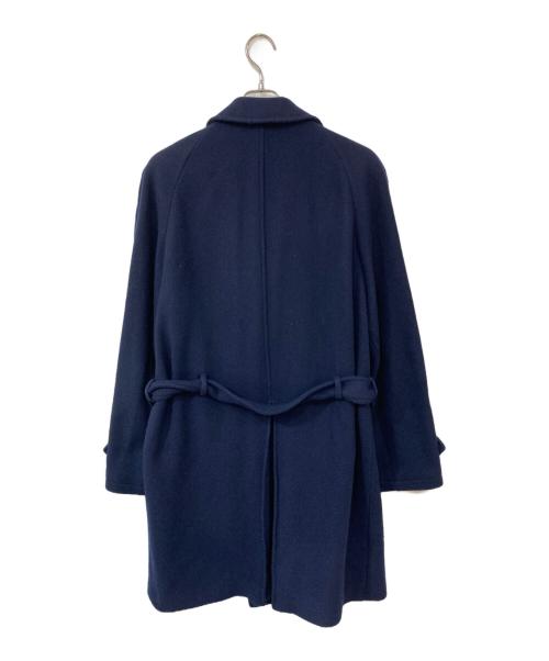 CARUSO（カルーゾ）CARUSO (カルーゾ) ウールカシミヤ ダブルコート ネイビー サイズ:52Rの古着・服飾アイテム