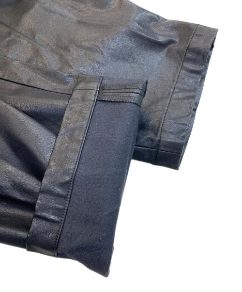 stein（シュタイン）stein (シュタイン) FAKE LEATHER TROUSERS ブラック サイズ:Sの古着・服飾アイテム