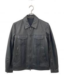 JOSEPH（ジョゼフ）の古着「ライトラムナッパレザー Ｇジャンタイプ」｜ブラック