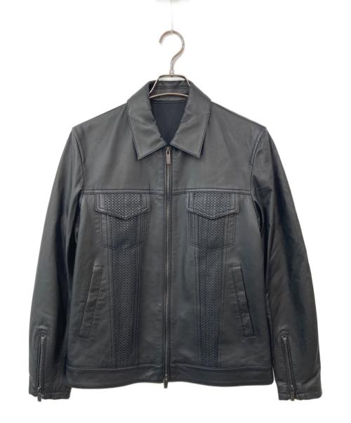 JOSEPH（ジョゼフ）JOSEPH (ジョゼフ) ライトラムナッパレザー Ｇジャンタイプ ブラック サイズ:46の古着・服飾アイテム