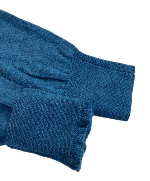 STEVEN ALAN（スティーブンアラン）STEVEN ALAN (スティーブンアラン) WOOL HIGH GAUGE HIGH NECK KNIT ブルー サイズ:-の古着・服飾アイテム