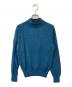 STEVEN ALAN（スティーブンアラン）の古着「WOOL HIGH GAUGE HIGH NECK KNIT」｜ブルー