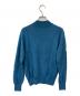 STEVEN ALAN (スティーブンアラン) WOOL HIGH GAUGE HIGH NECK KNIT ブルー サイズ:-：7000円