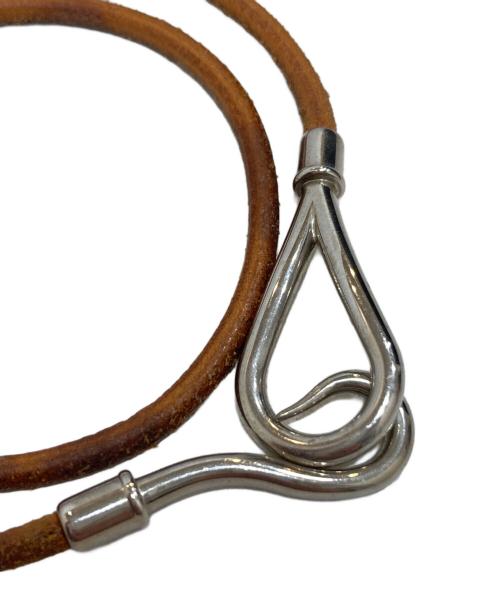 HERMES（エルメス）HERMES (エルメス) ジャンボ2連 フックブレス ブラウンの古着・服飾アイテム