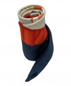 BVLGARIブルガリ）の古着「気球柄シルクスカーフ」｜ネイビー